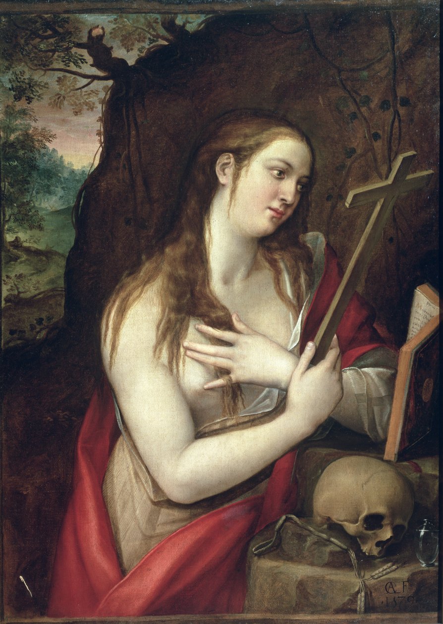 Den angrende Magdalena, 1579 av Luis de Carbajal