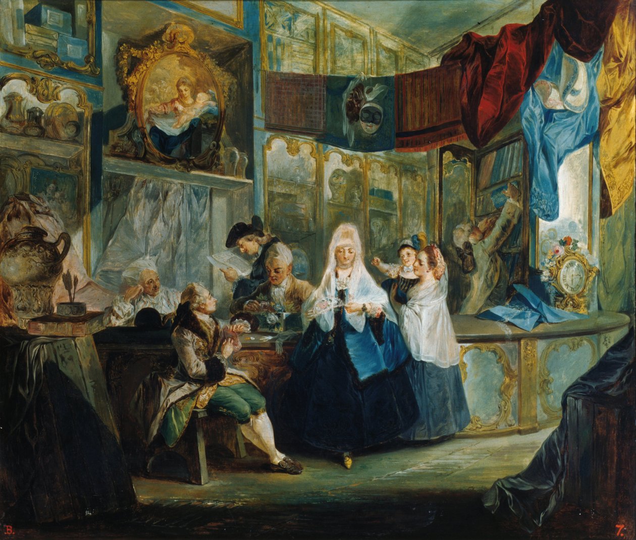 Butikken, 1772 av Luis Paret y Alcazar