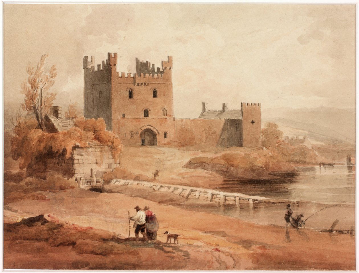 Bywell Castle (kroppsfarge) av Luke Clennell