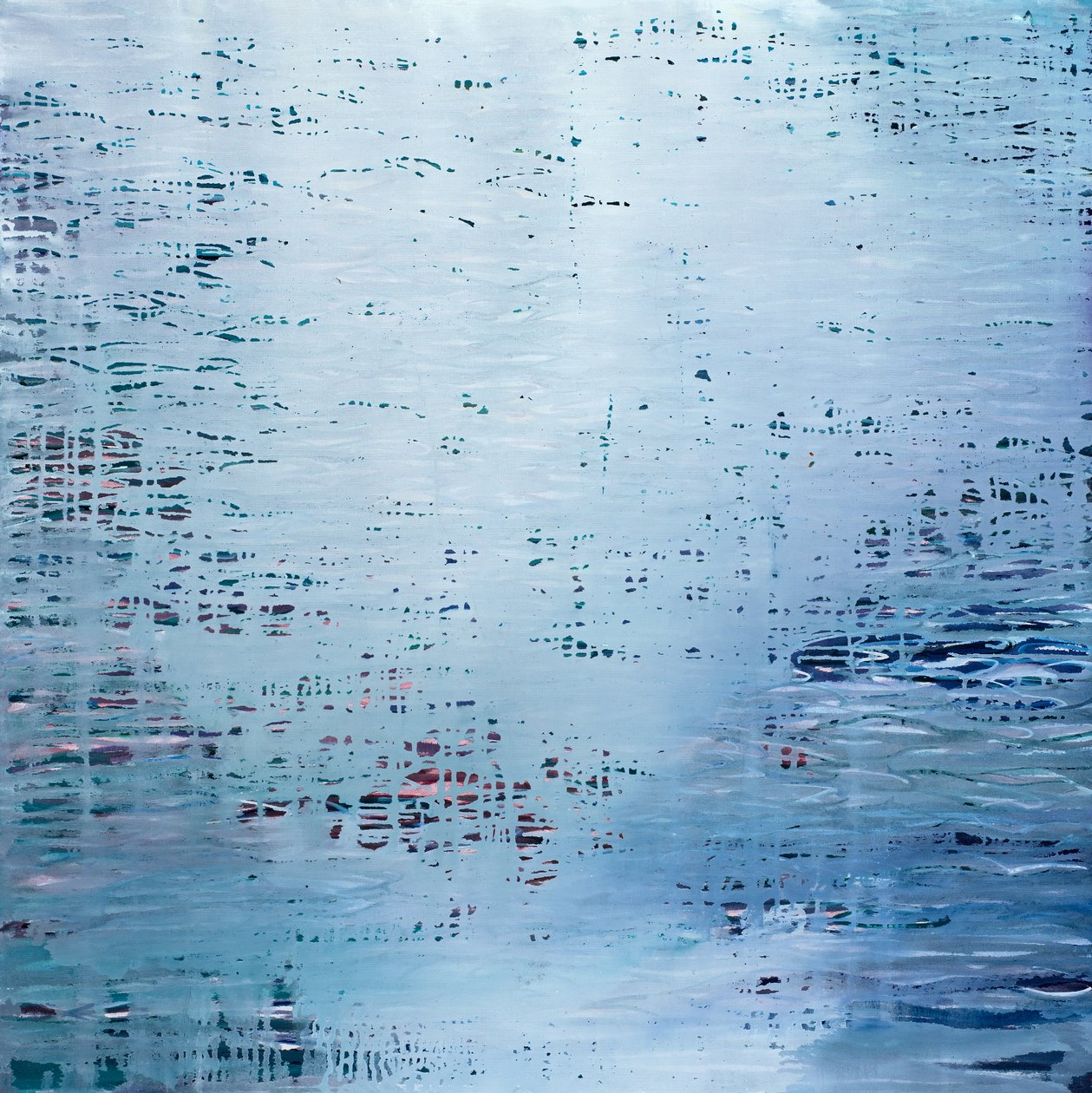 Ganga 11, 2018 (olje på lerret) av Luke Elwes
