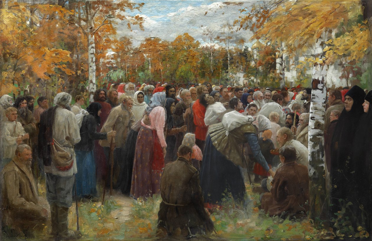 Til hellige steder, 1911. av Lukian Vasilyevich Popov