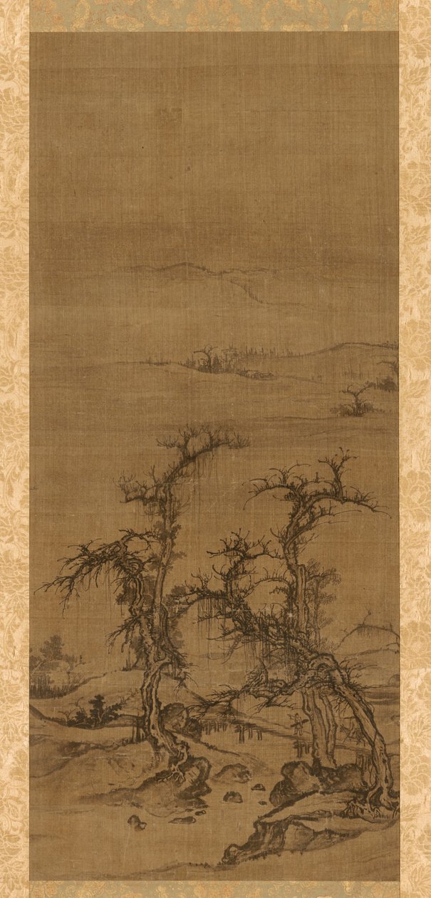Å bære en Qin på besøk, 1271-1368. av Luo Zhichuan
