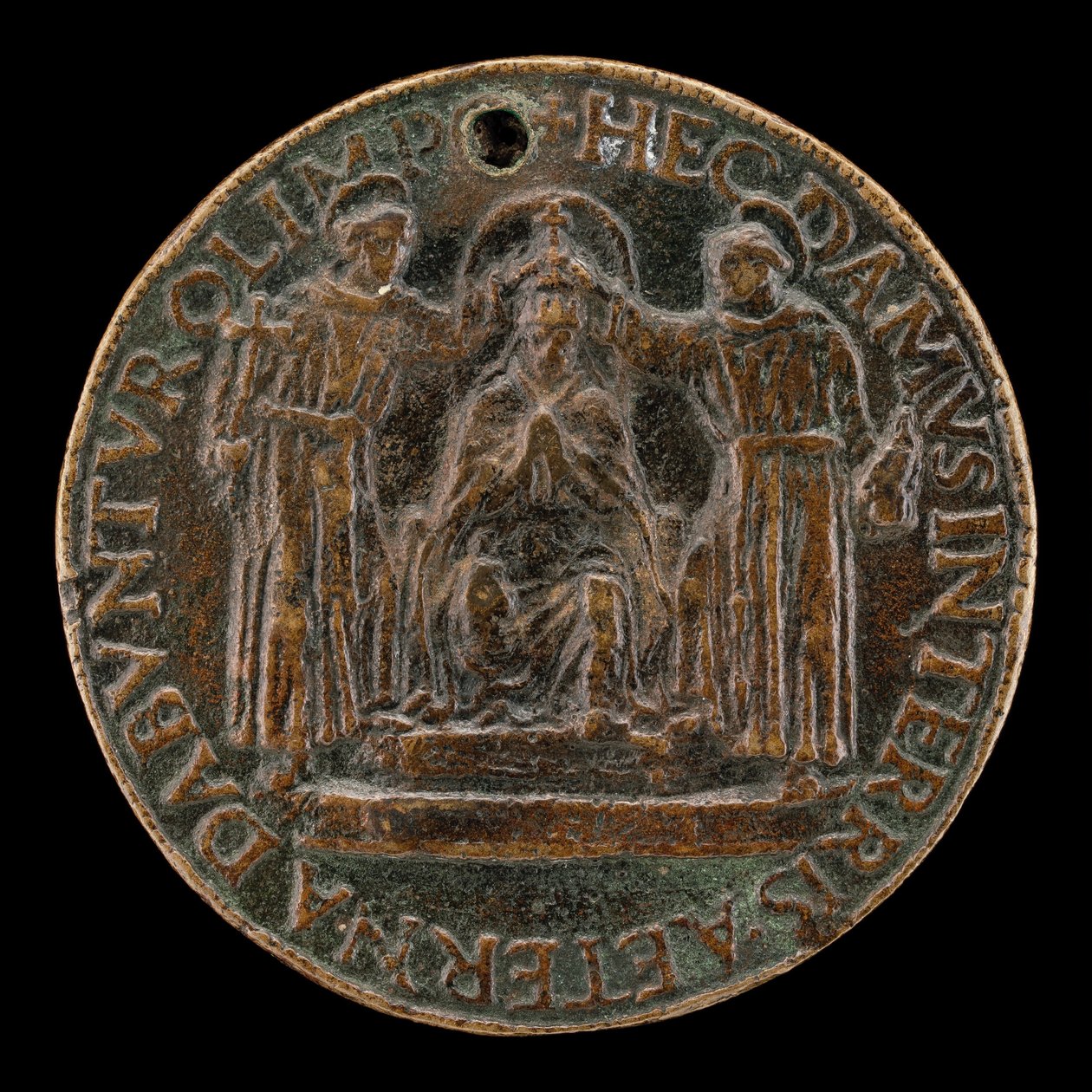Sixtus IV blir kronet [revers]. av Lysippus Junior