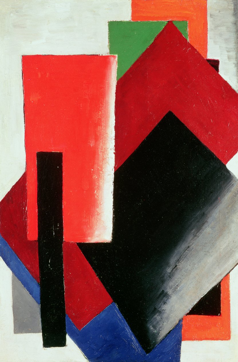 Arkitektonisk komposisjon, 1918 av Lyubov Sergeevna Popova