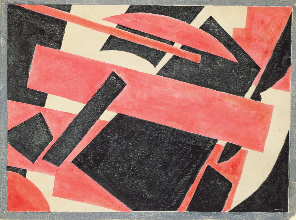 Uten tittel (komposisjon), 1918 av Lyubov Sergeevna Popova