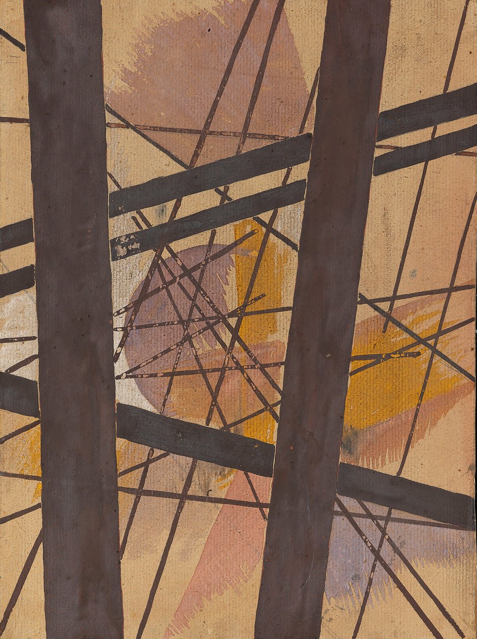 Space Force Construction, ca 1921-1922. av Lyubov Sergeyevna Popova