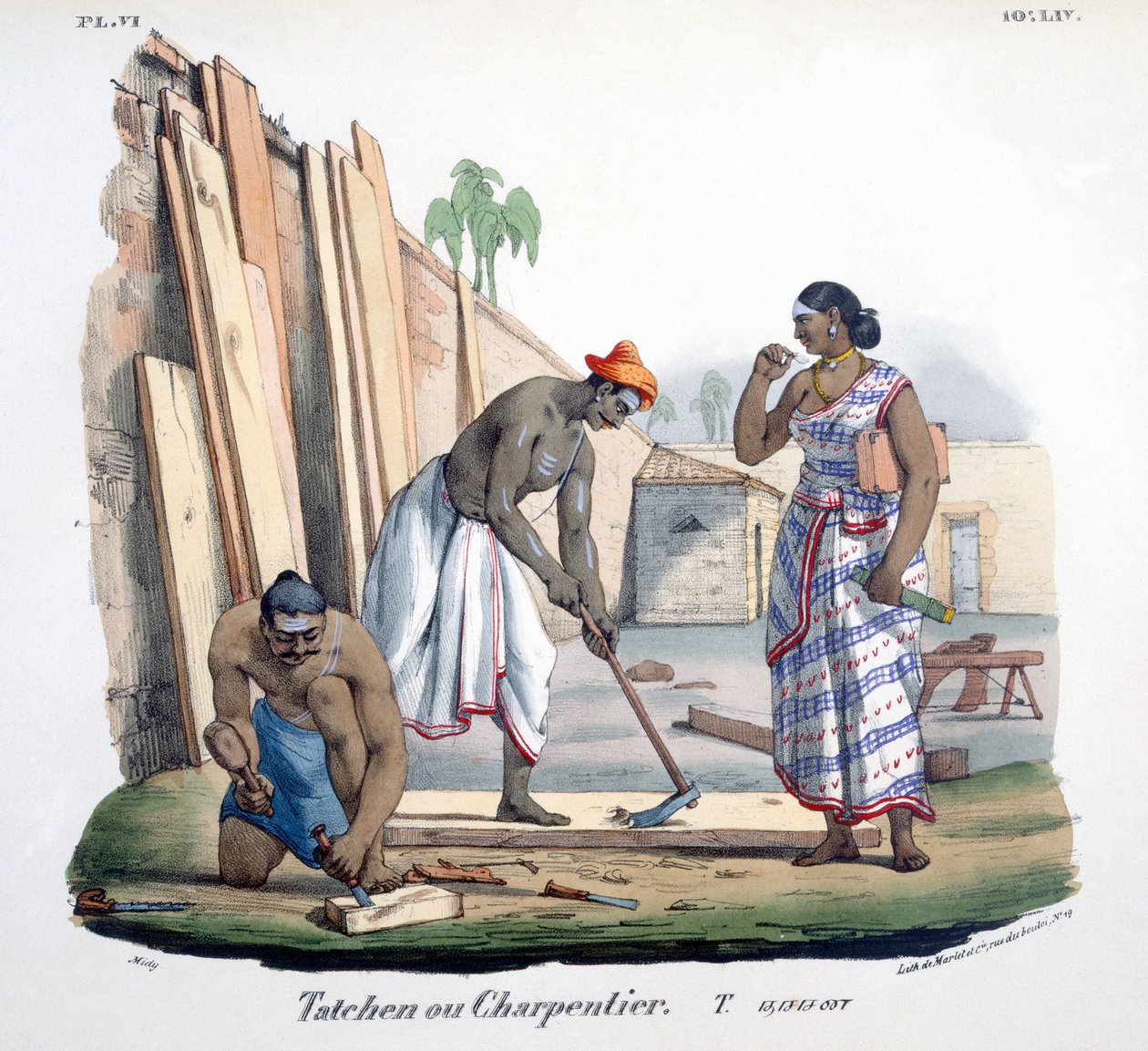 Snekker, 1827-35 av M.E. Burnouf