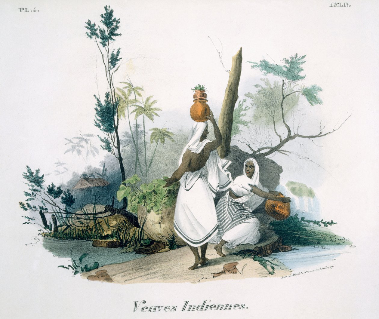 Indiske enker, 1827-35 av M.E. Burnouf