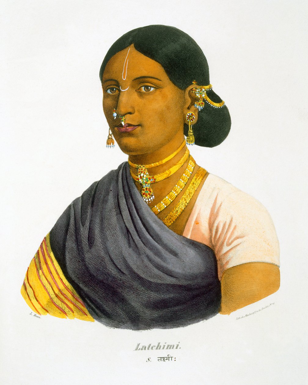 Latchimi, 1827-35 av M.E. Burnouf