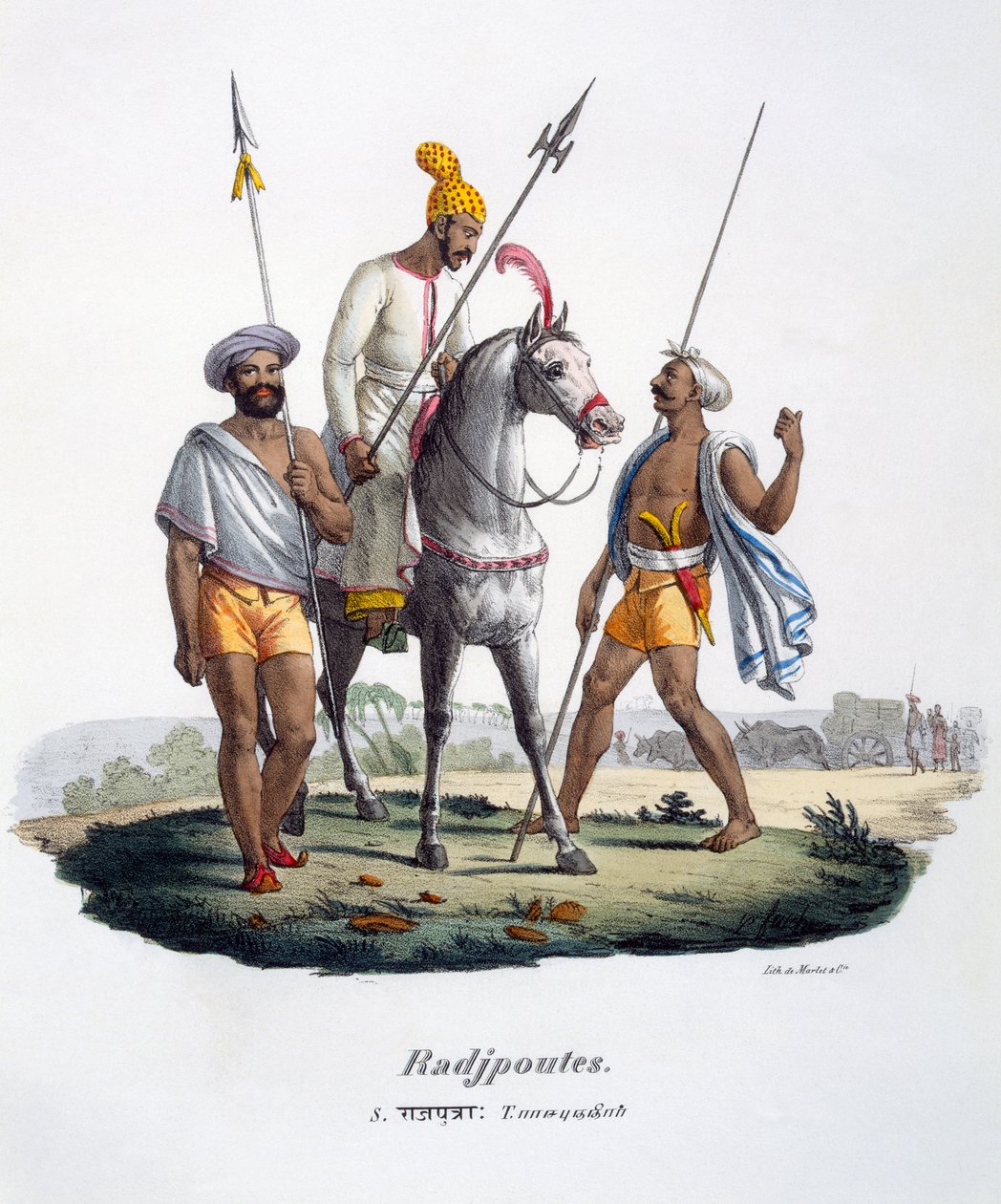 Rahjputs, 1827-35 av M.E. Burnouf