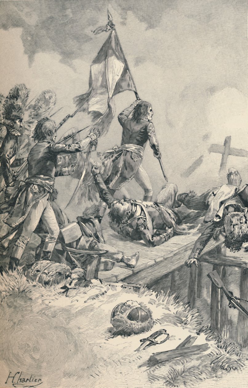 Bonaparte ved Arcole, 1796, 1896 av M. Haider