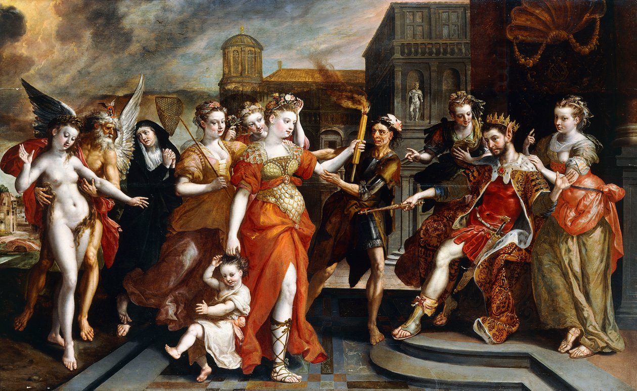 Calumney of Apelles, av Maarten de Vos