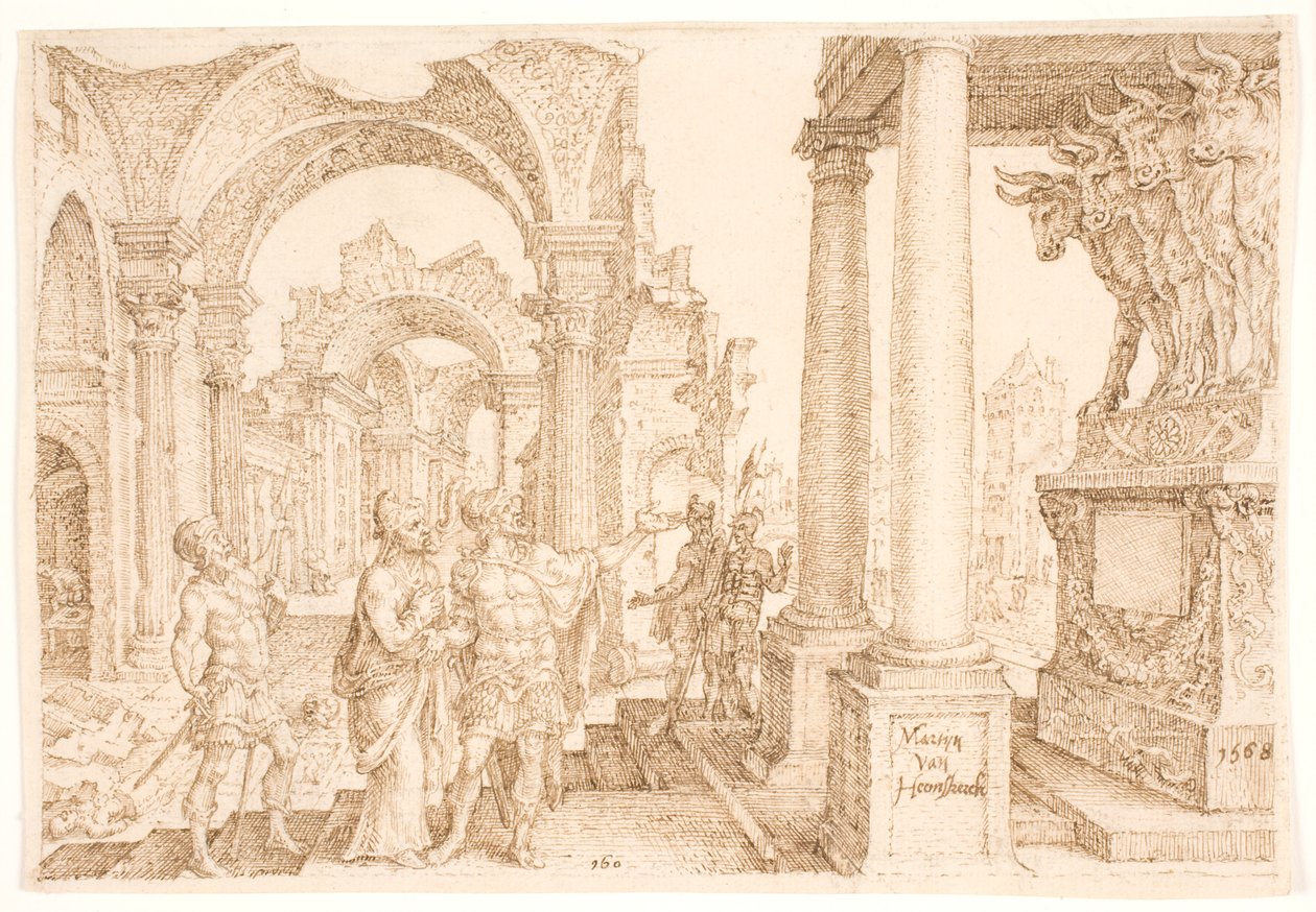 Jehu tilber gullkalven av Maarten van Heemskerck