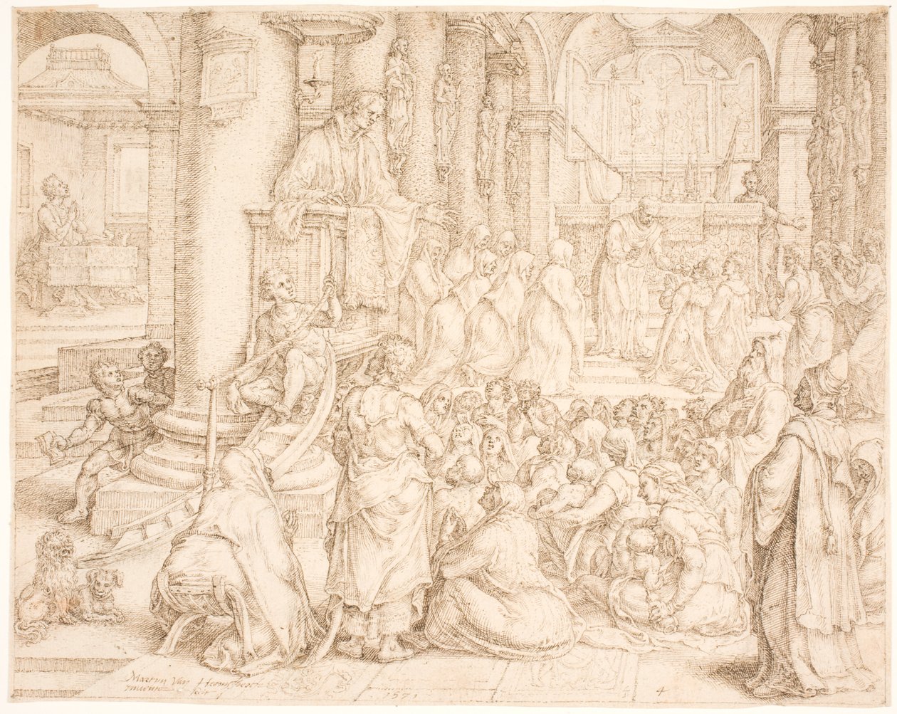 Panem nostrum (vårt (daglige) brød) av Maarten van Heemskerck