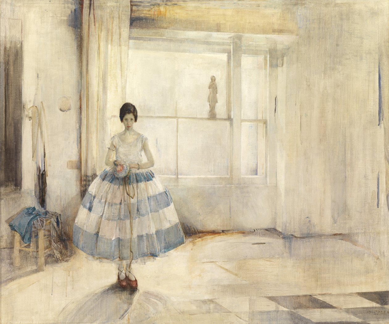 Danseren (olje på lerret) av Madeline Emily Green