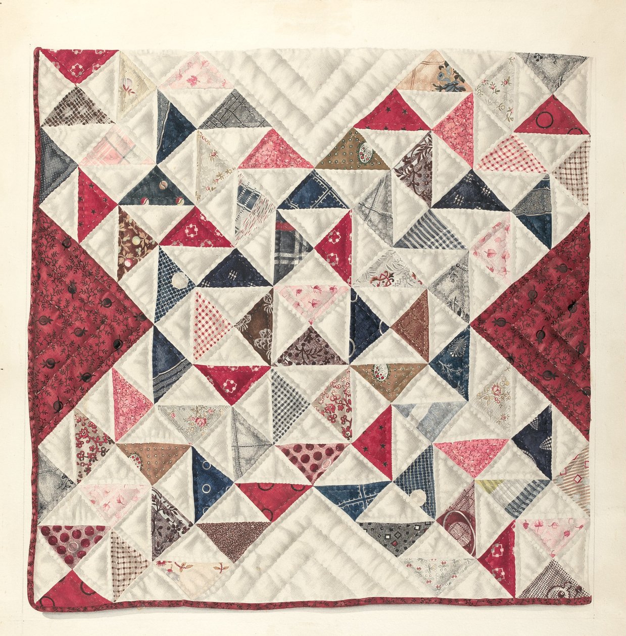 Patchwork Quilt av Mae A. Clarke