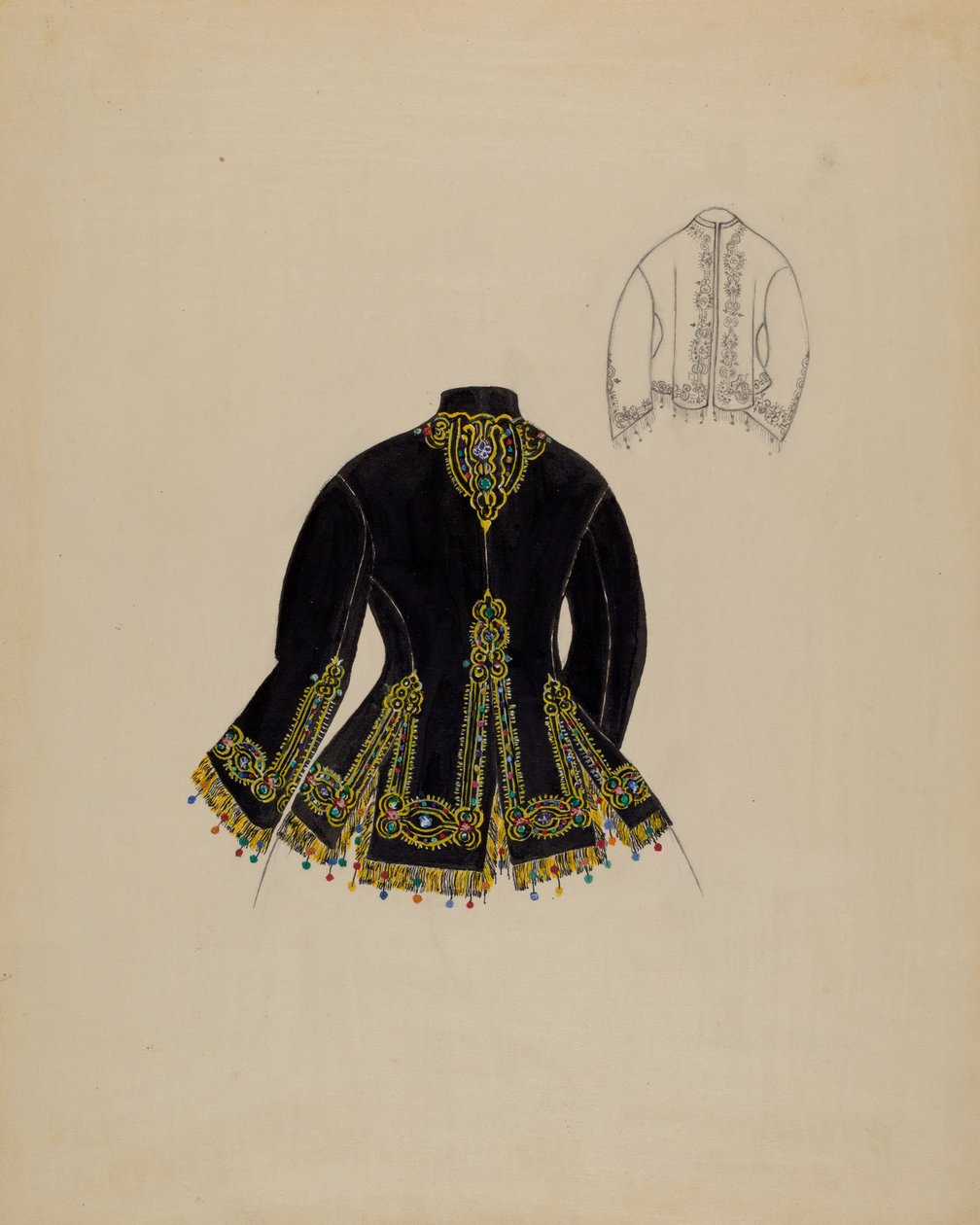 Dressing Sacque av Mae Szilvasy