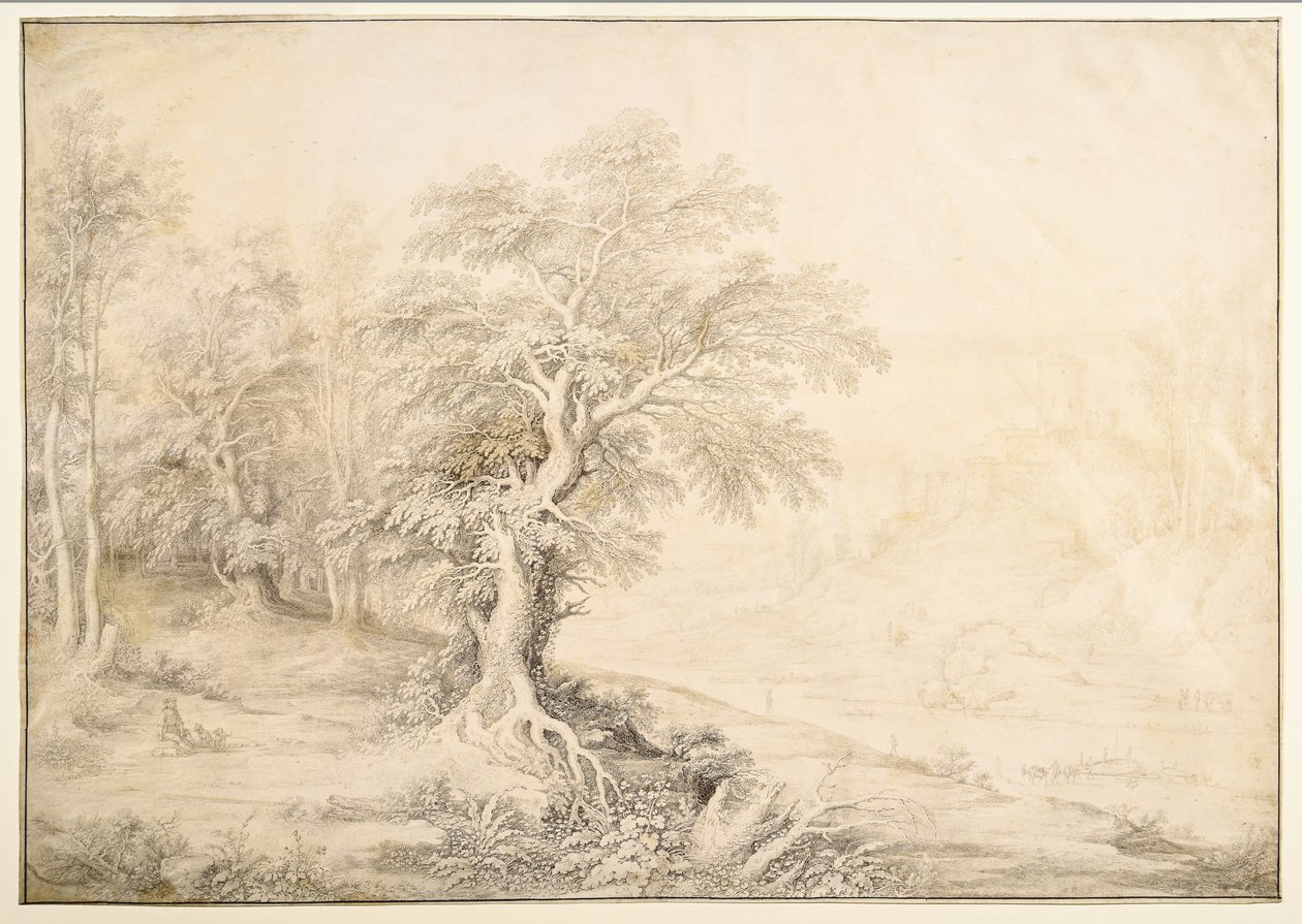 Elvelandskap av Maerten de Cock