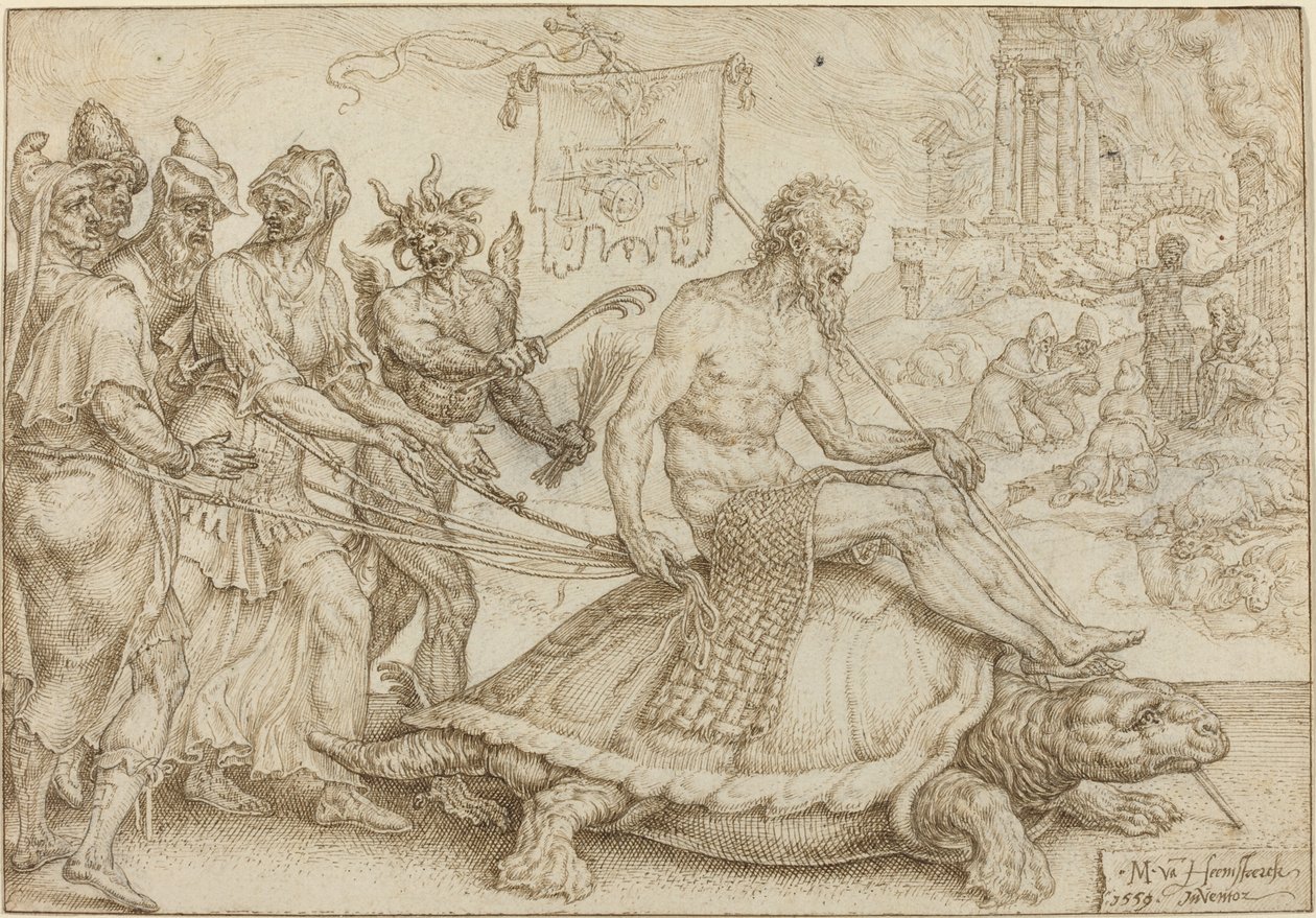 Jobs triumf av Maerten van Heemskerck