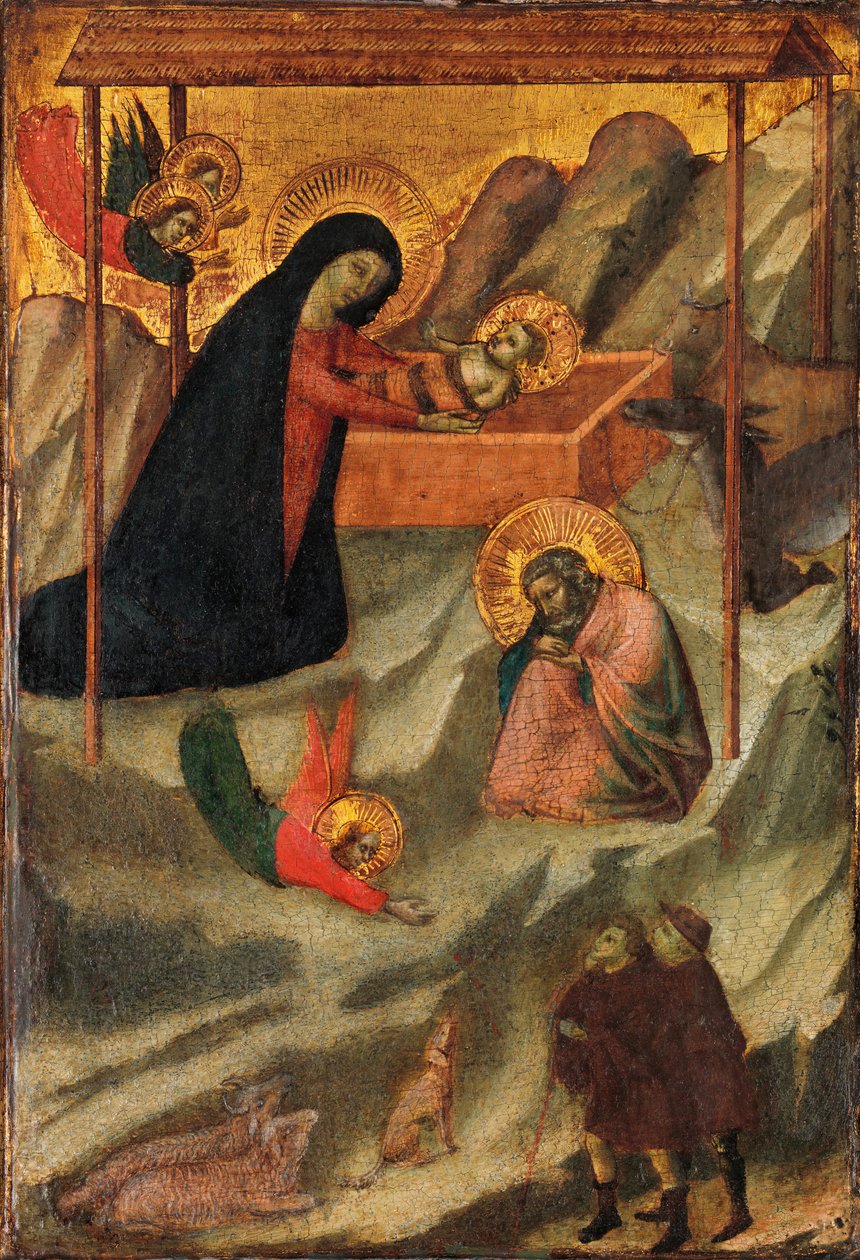 Fødselen, ca. 1320-40. av Maestro Daddesco