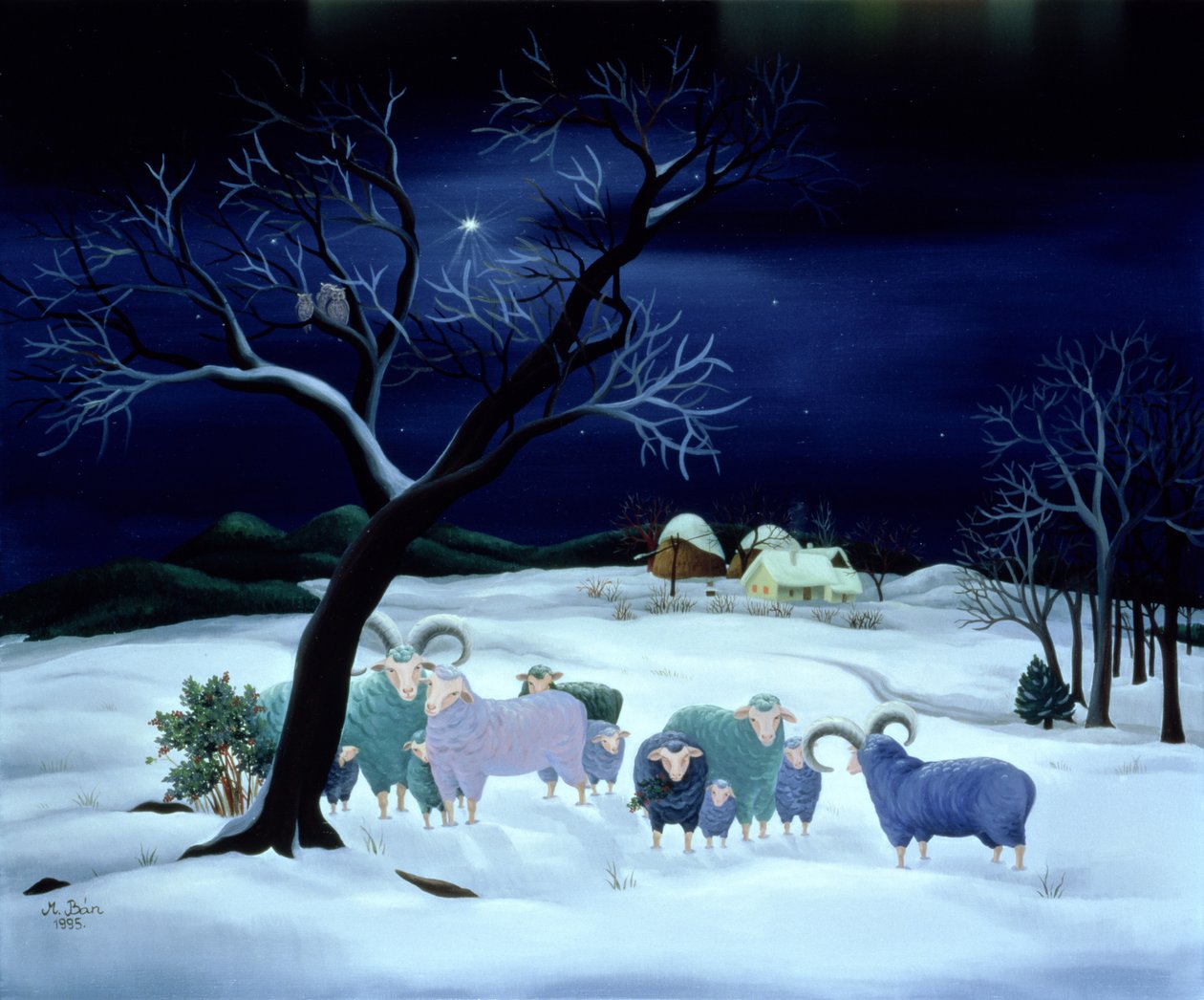 Stille natt, hellig natt, 1995 av Magdolna Ban