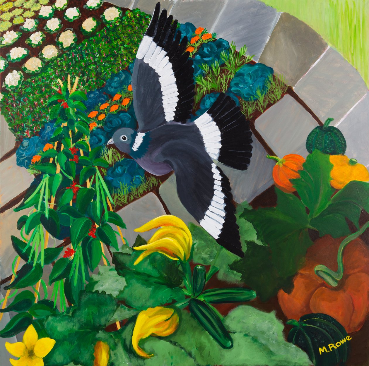 Veggie Garden, 2013 av Maggie Rowe