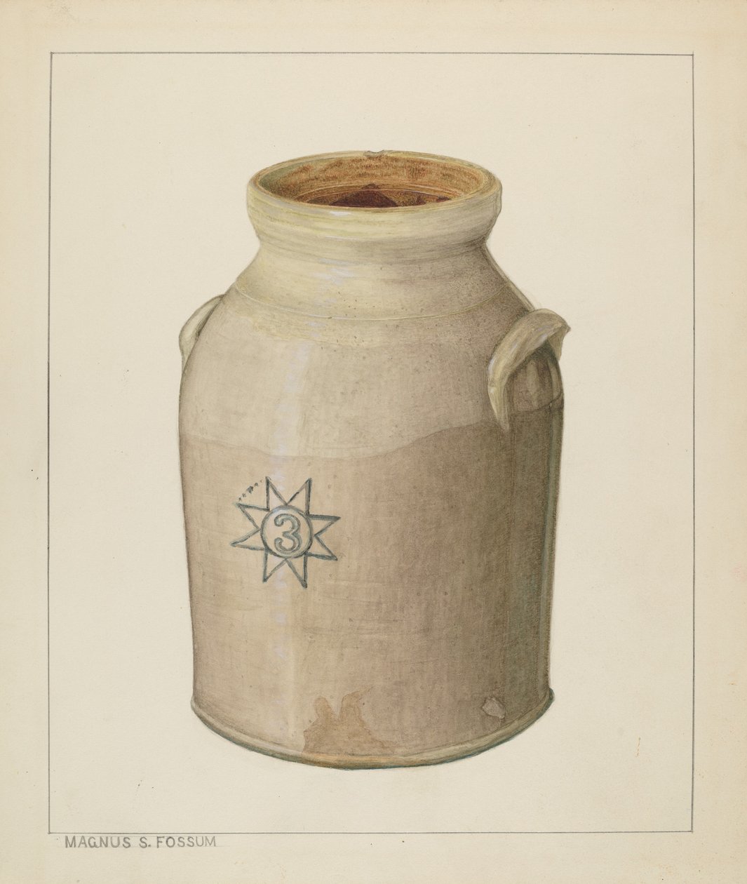 Churn, c. 1936. av Magnus S. Fossum
