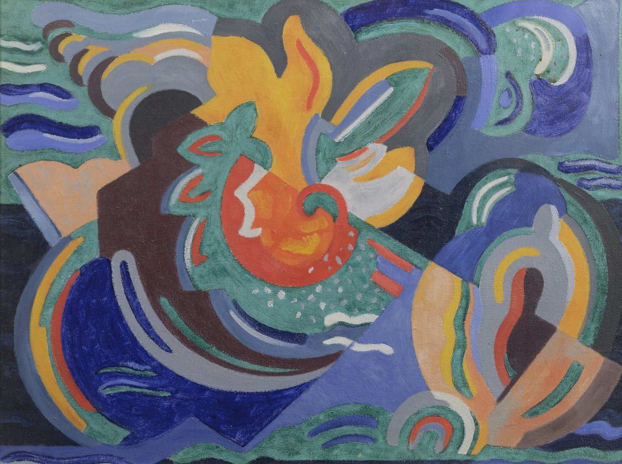 Blomstergård, 1937 av Mainie Jellett