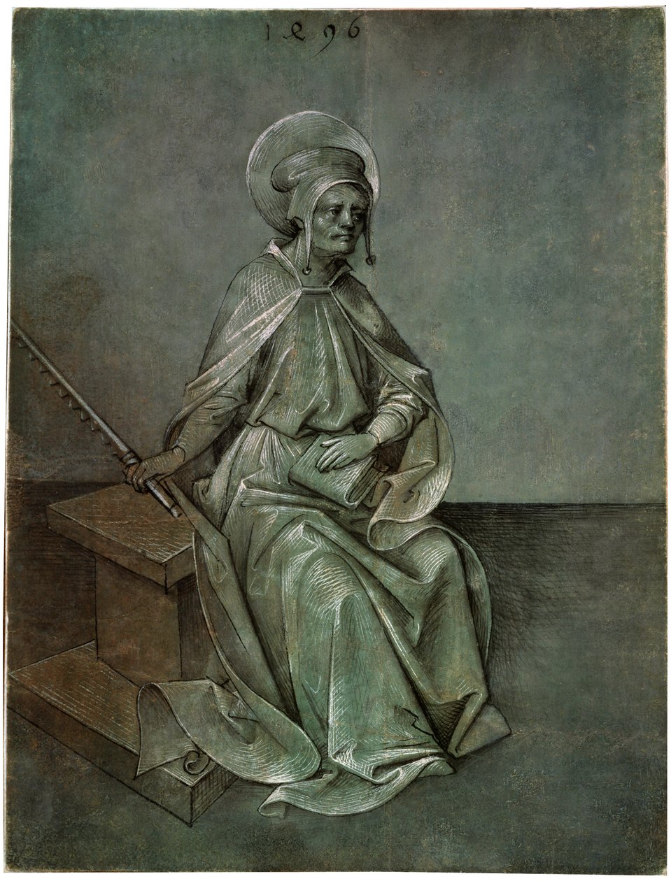 Apostelen Simon, 1496. av Mair von Landshut