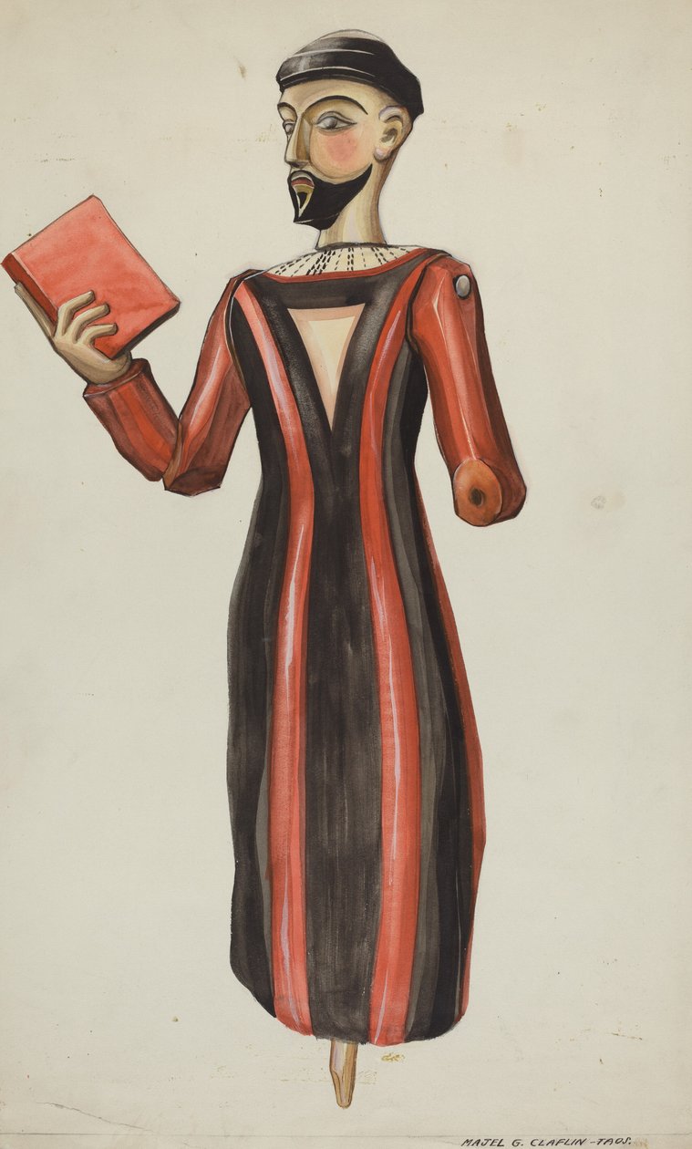 Bulto, St. Francis, ca. 1936. av Majel G. Claflin