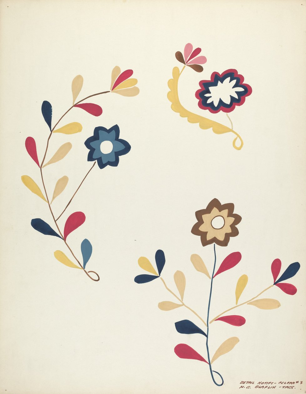 Design fra foreslått portefølje, 19351942. av Majel G. Claflin