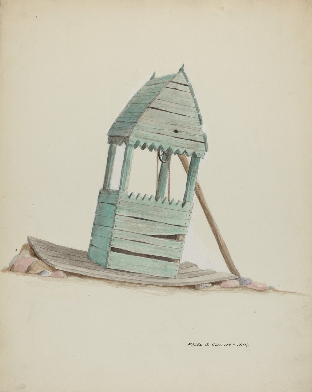 Well Head, c. 1937. av Majel G. Claflin