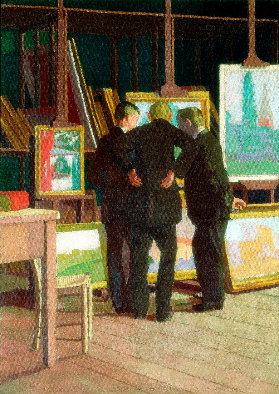 19 Fitzroy Street (Walter Richard Sickerts studio), ca. 1912-14 av Malcolm Drummond