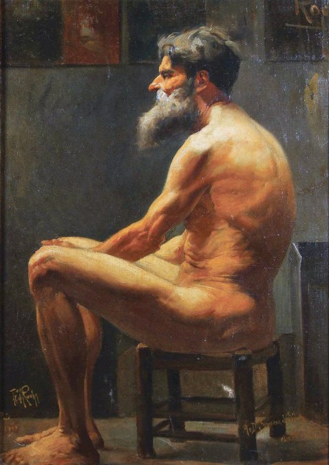 Akademimodell av Manuel Teixeira da Rocha