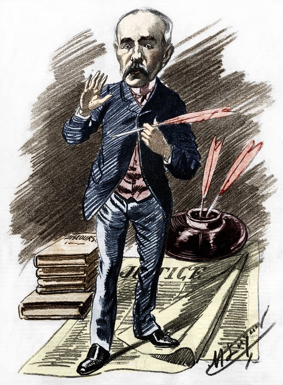 Georges Clemenceau (1841-1929), French politician. av Manuel Luque