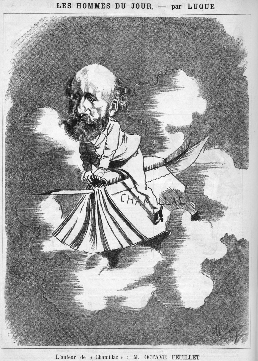Octave Feuillet (1821-1890) fransk forfatter. av Manuel Luque