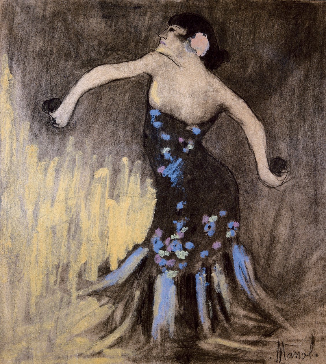 Flamencodanser av Manuel Martinez Hugue Manolo