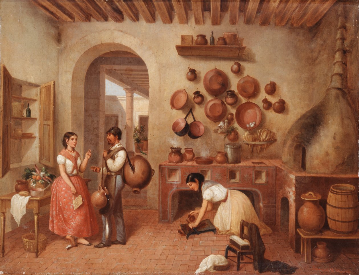 På kjøkkenet til Hacienda, av Manuel Serrano