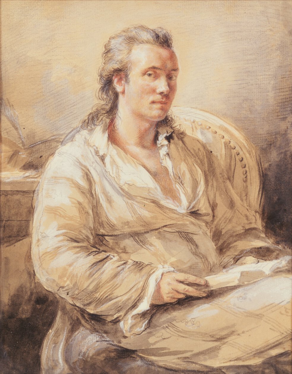 Selvportrett av Marc Theodore Bourrit