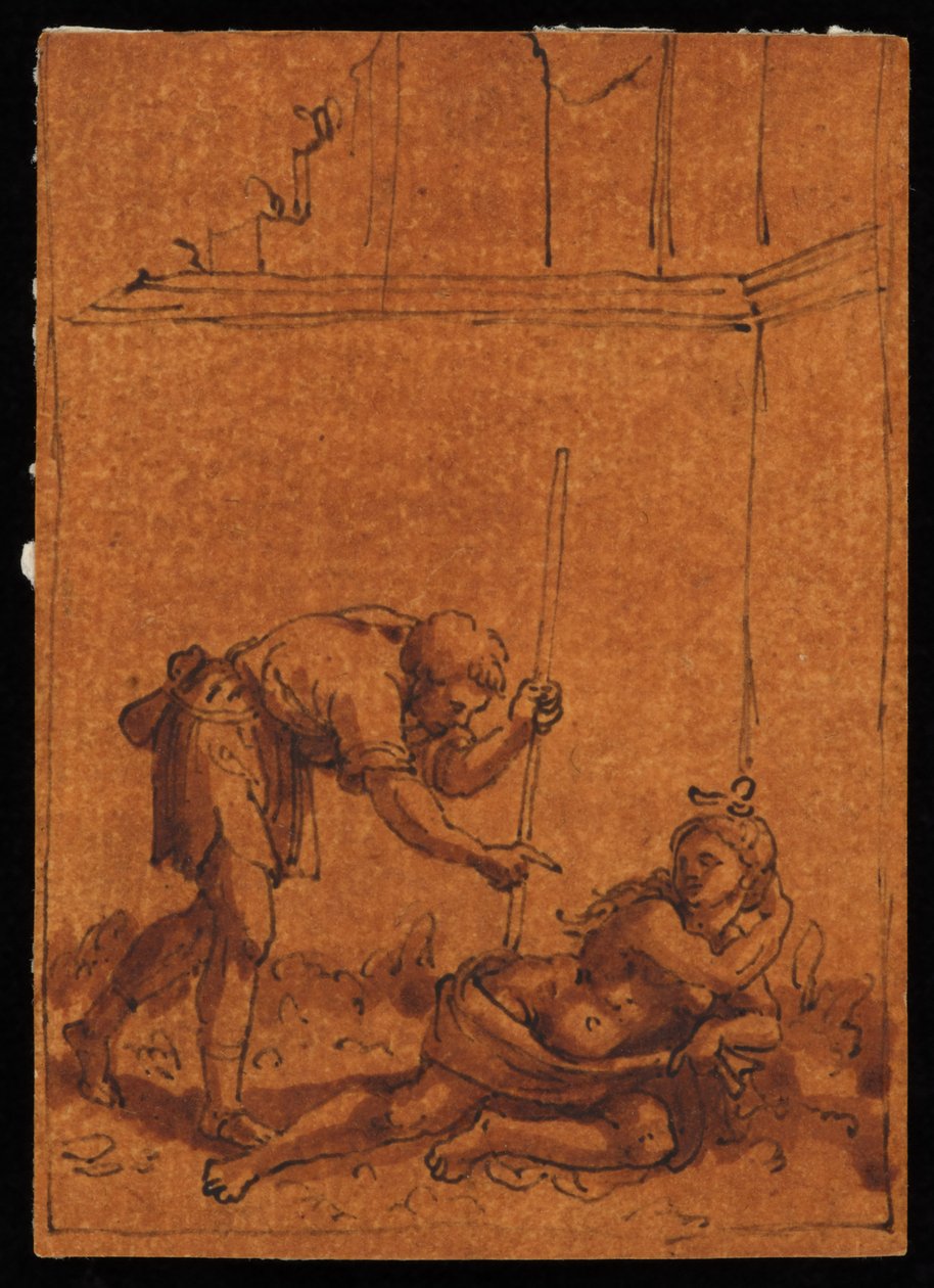Cymon og Iphigenia av Marcantonio Raimondi