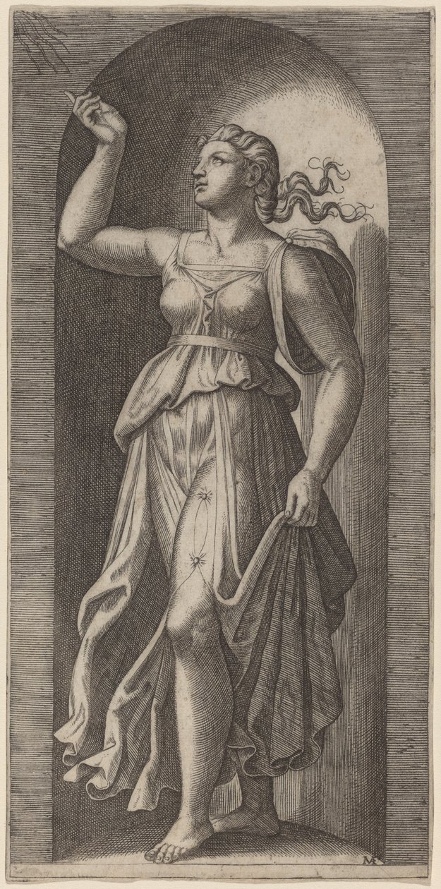 Tro av Marcantonio Raimondi after Raphael