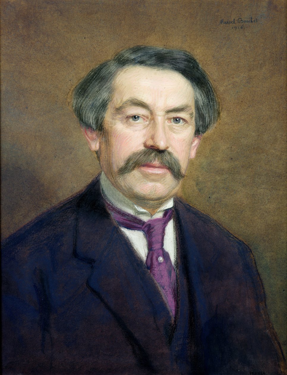 Portrett av Aristide Briand (1862-1932) 1916 (pastell på papir) av Marcel Andre Baschet