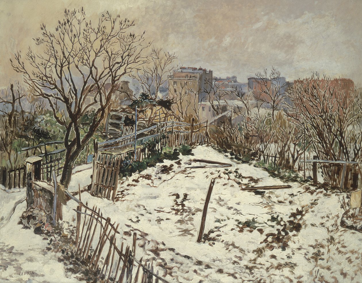 Allotments of Montmartre av Marcel Leprin