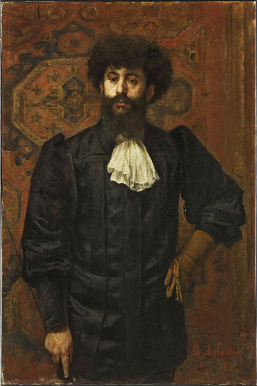 Sar Josephin Peladan 1858-1918, 1891. av Marcellin Gilbert Desboutin