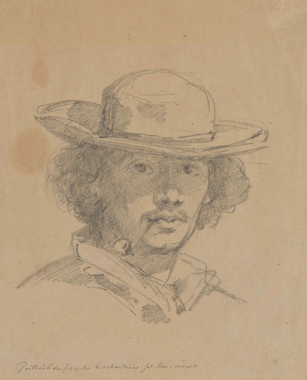 Selvportrett. av Marcellin Gilbert Desboutin