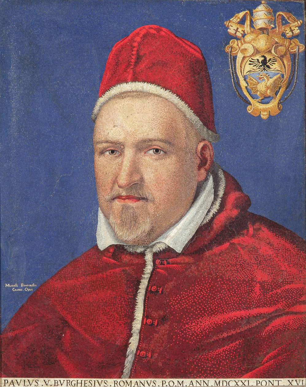 Pave Paul V (mosaikk) av Marcello Provenzale