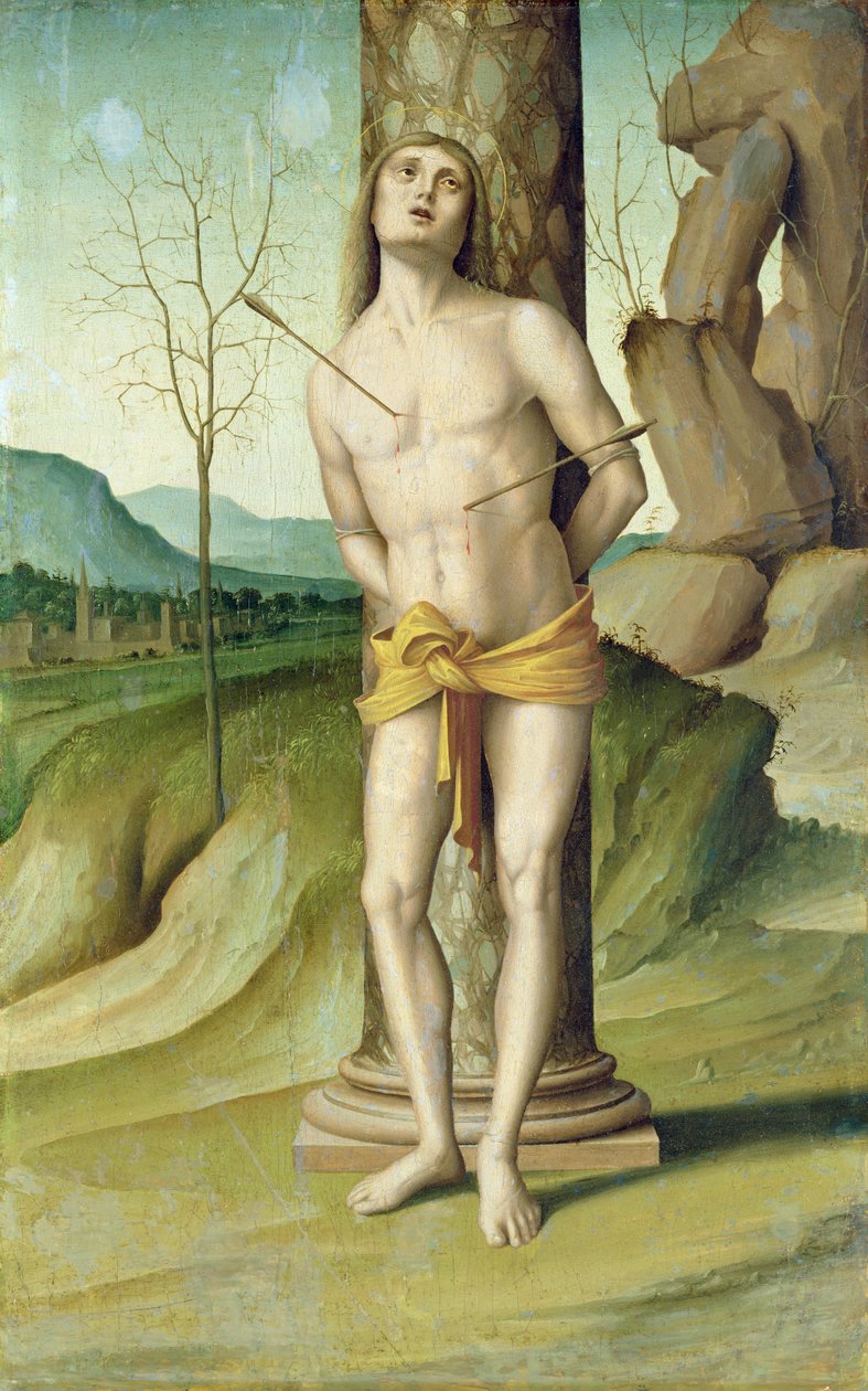 St. Sebastian av Marco Palmezzano