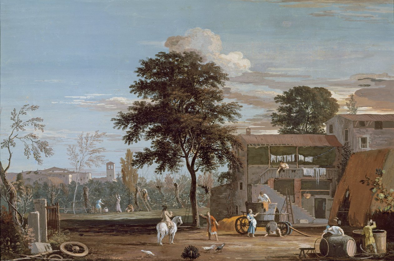 En gård i Veneto av Marco Ricci