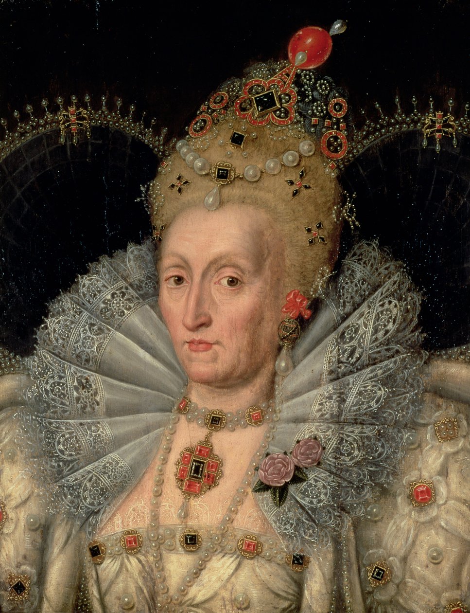 Dronning Elizabeth I (se også 63674) av Marcus Garret Gheeraerts the Younger