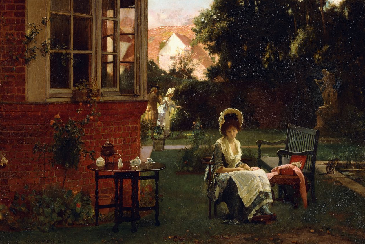 I skyggen, 1879 av Marcus Stone